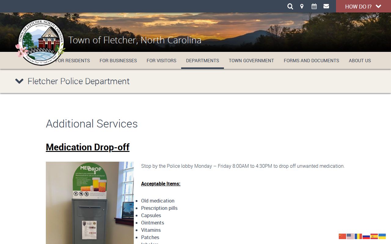 Fletcher Police official arrest services and detention lookup links
